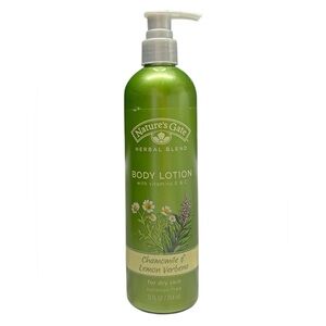 Nature's Gate Body Lotion Vit E & C Chamomile & Lemon Verbena Dry Skin NOS